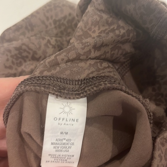 Aerie Offline metallic/snake? Leggings - Picture 2 of 4